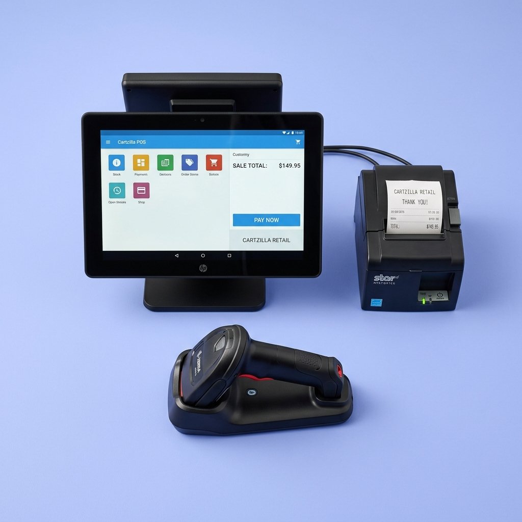 Paket Hardware Kasir Pintar (Tablet POS + Printer Bluetooth + Scanner)